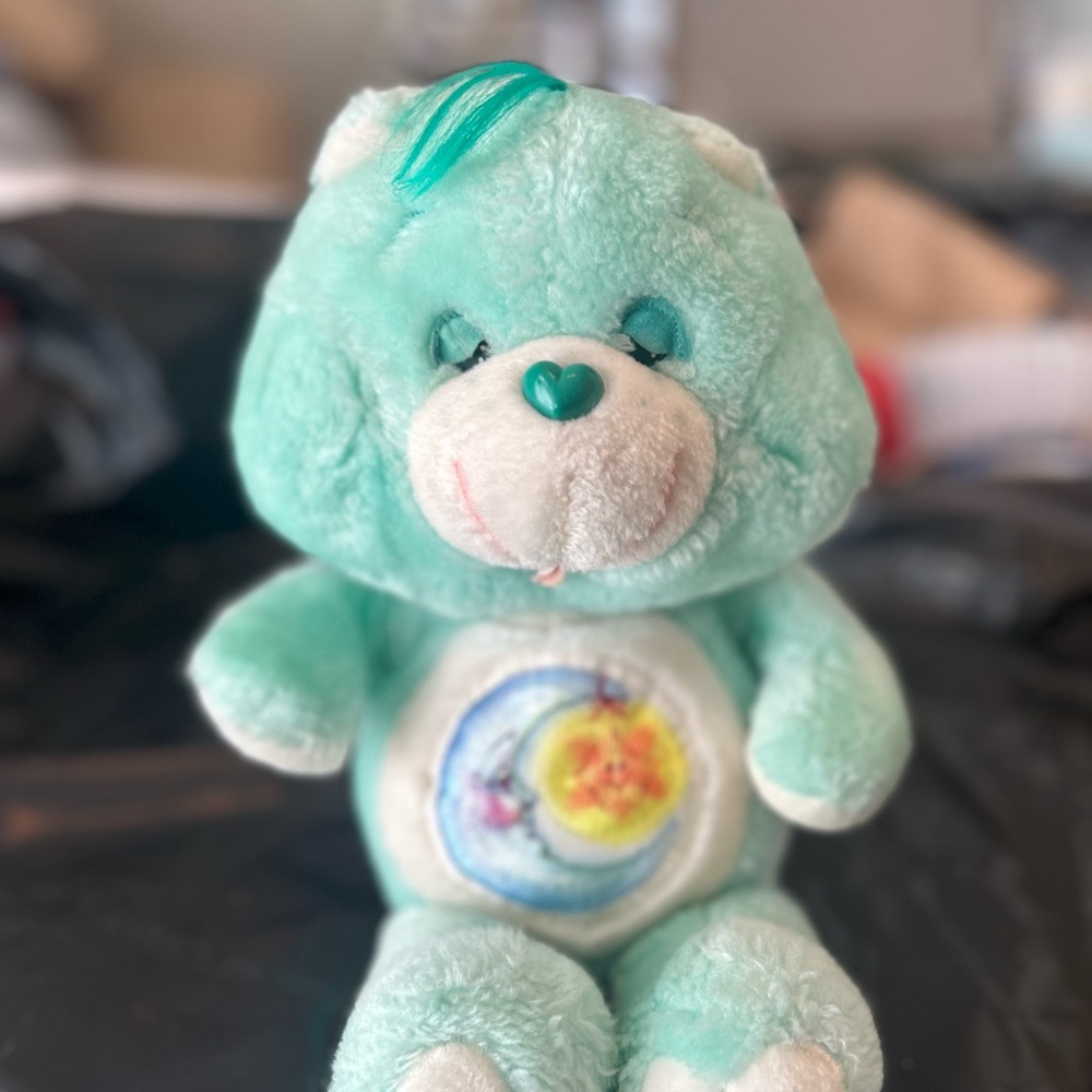 Vintage Care Bear 13” plush toy “Sleepy”
